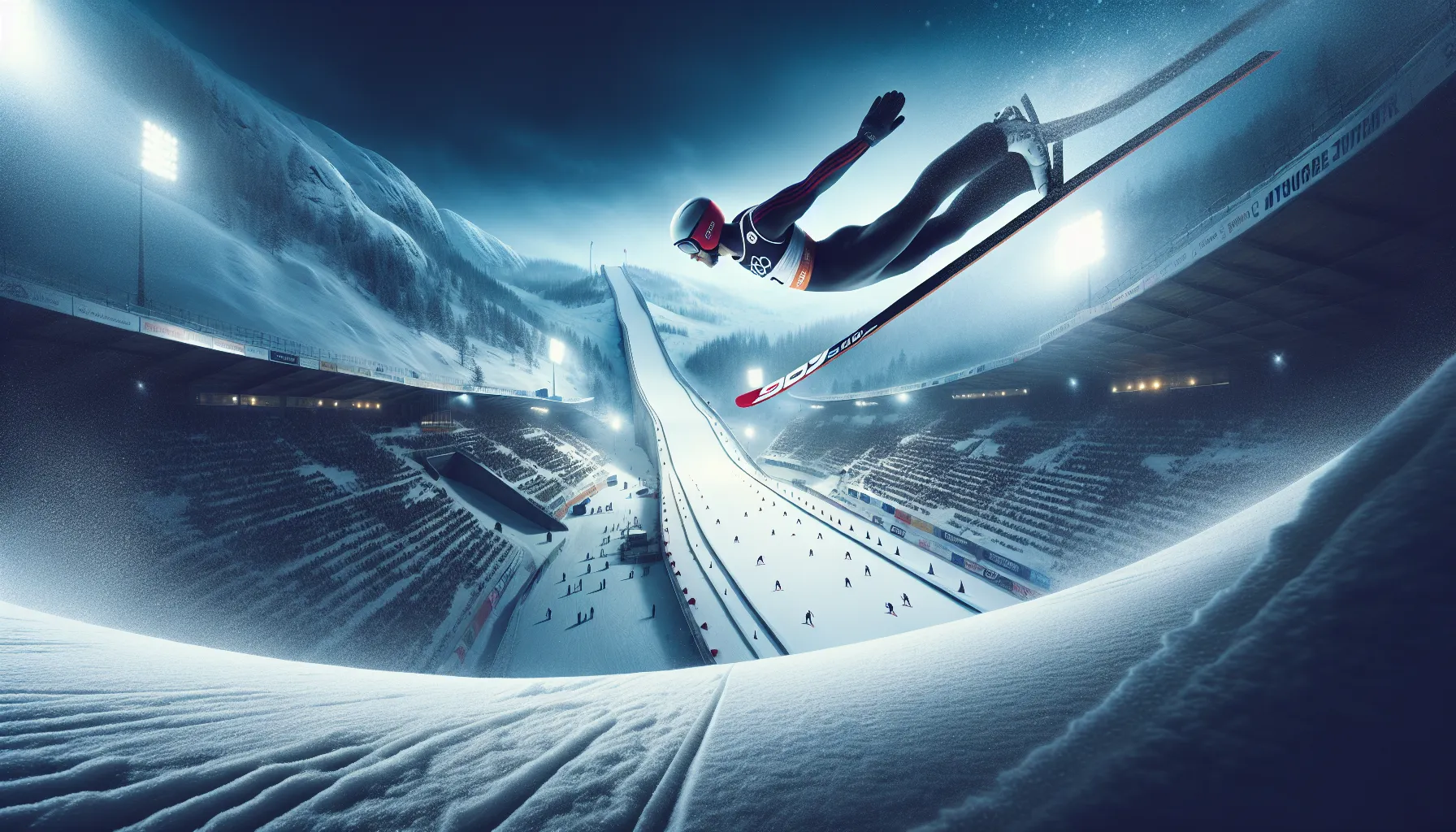 Norske hoppere på trening